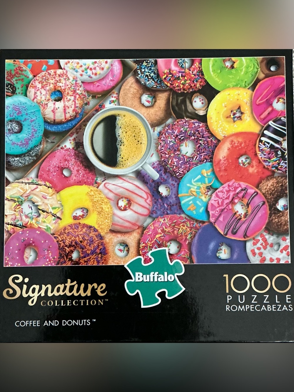 Buffalo “Coffee and Donuts” 1000 piece puzzle by Aimee Stewart